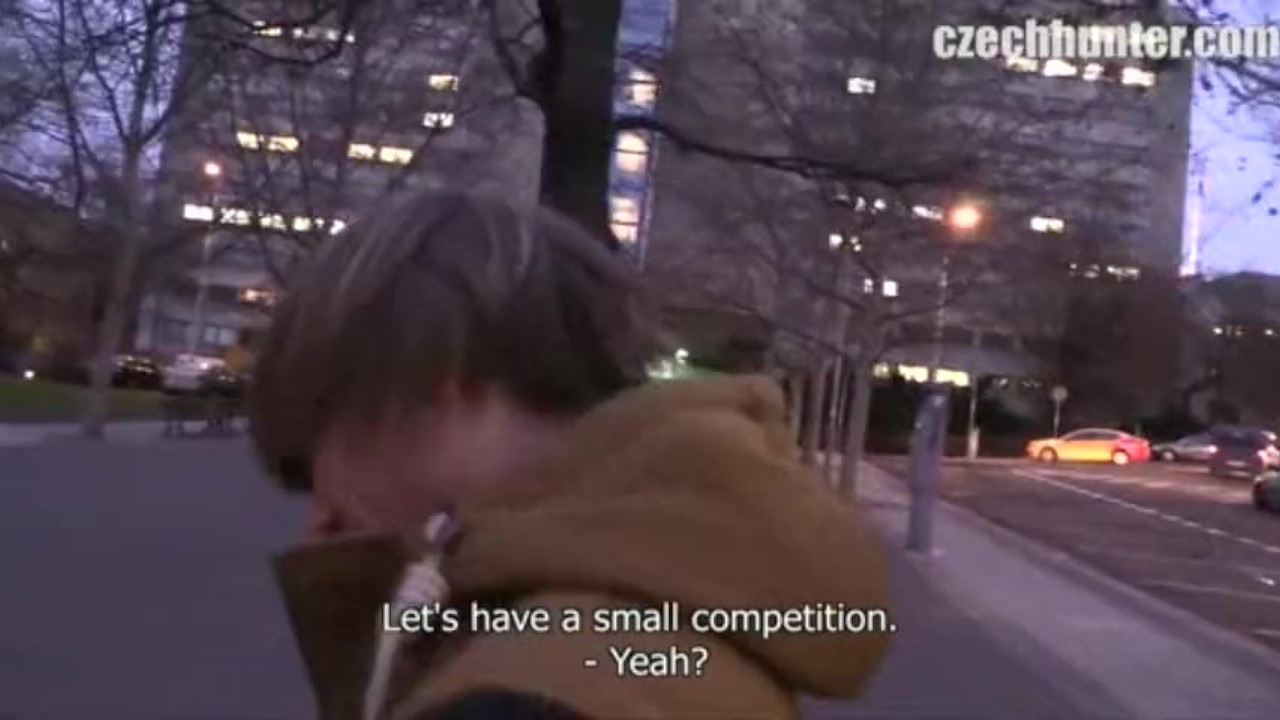 Czech Hunter Fucks Young Twink in Public