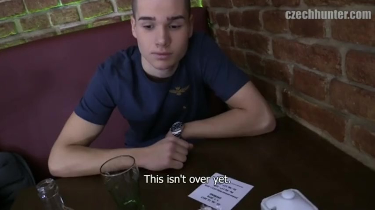 Czech Hunter Fucks Young Twink in Public