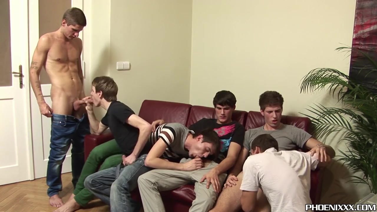 Twinks Kevin Pure and Brandon Pav in Naughty Orgy