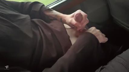 Guy Jerks Off, Sucks Stranger's Dick on Bus