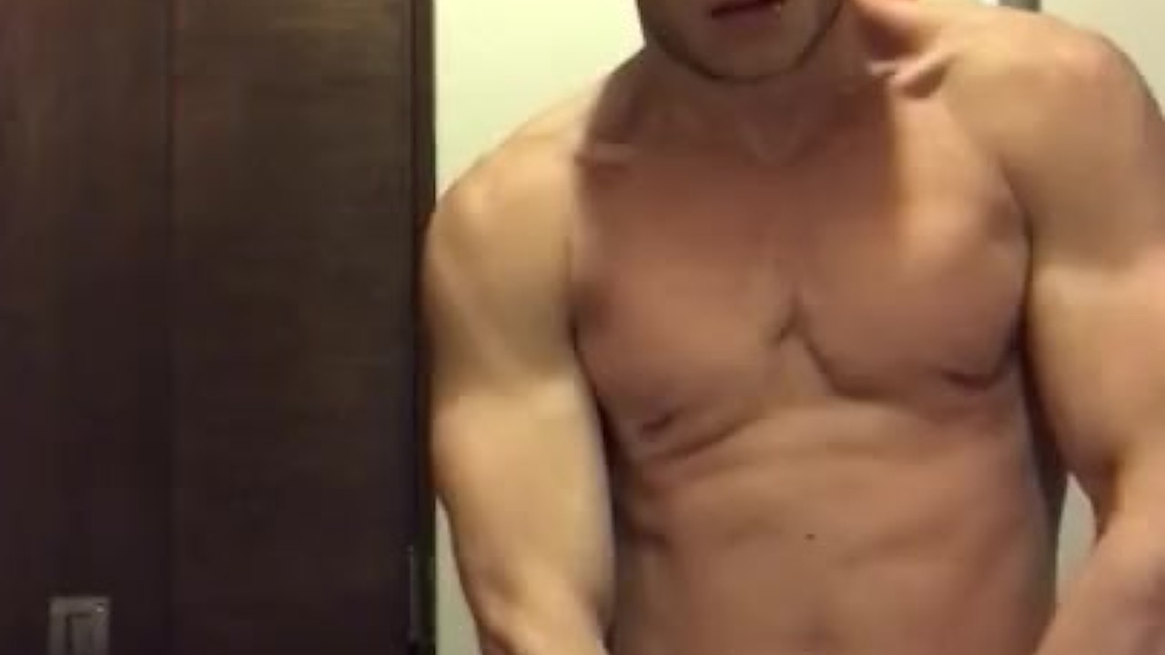 Solo Guy Masturbates to Climax