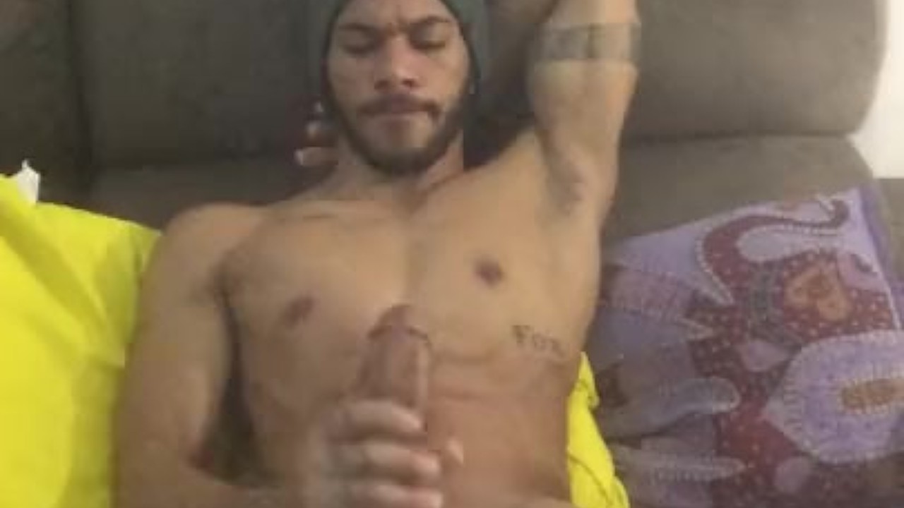 Guy Masturbates on Friend's Couch