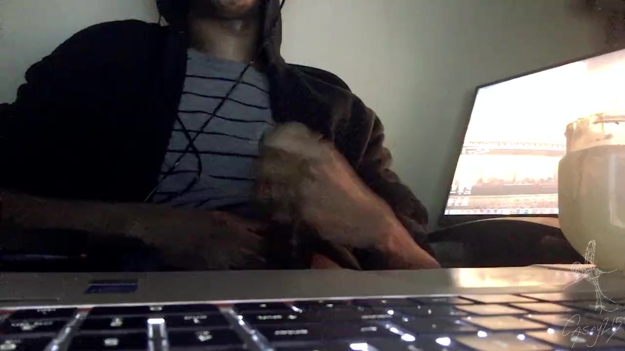 Editor Gets Turned On While Editing Videos