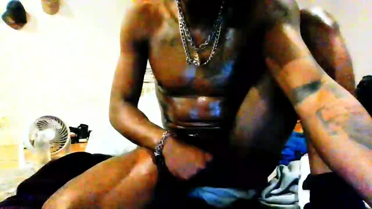 Solo Guy Strokes Curved Dick to Orgasm