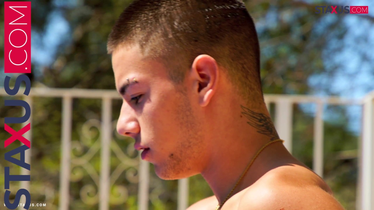 Twink Pool Sex: Two Young Hunks Fuck and Cum