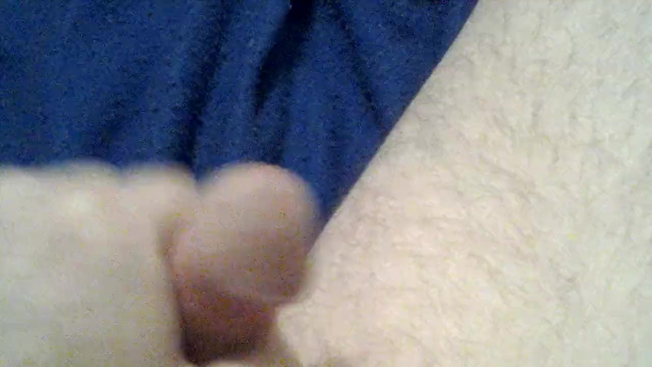 Guy Plays with Red Dildo on His Cock