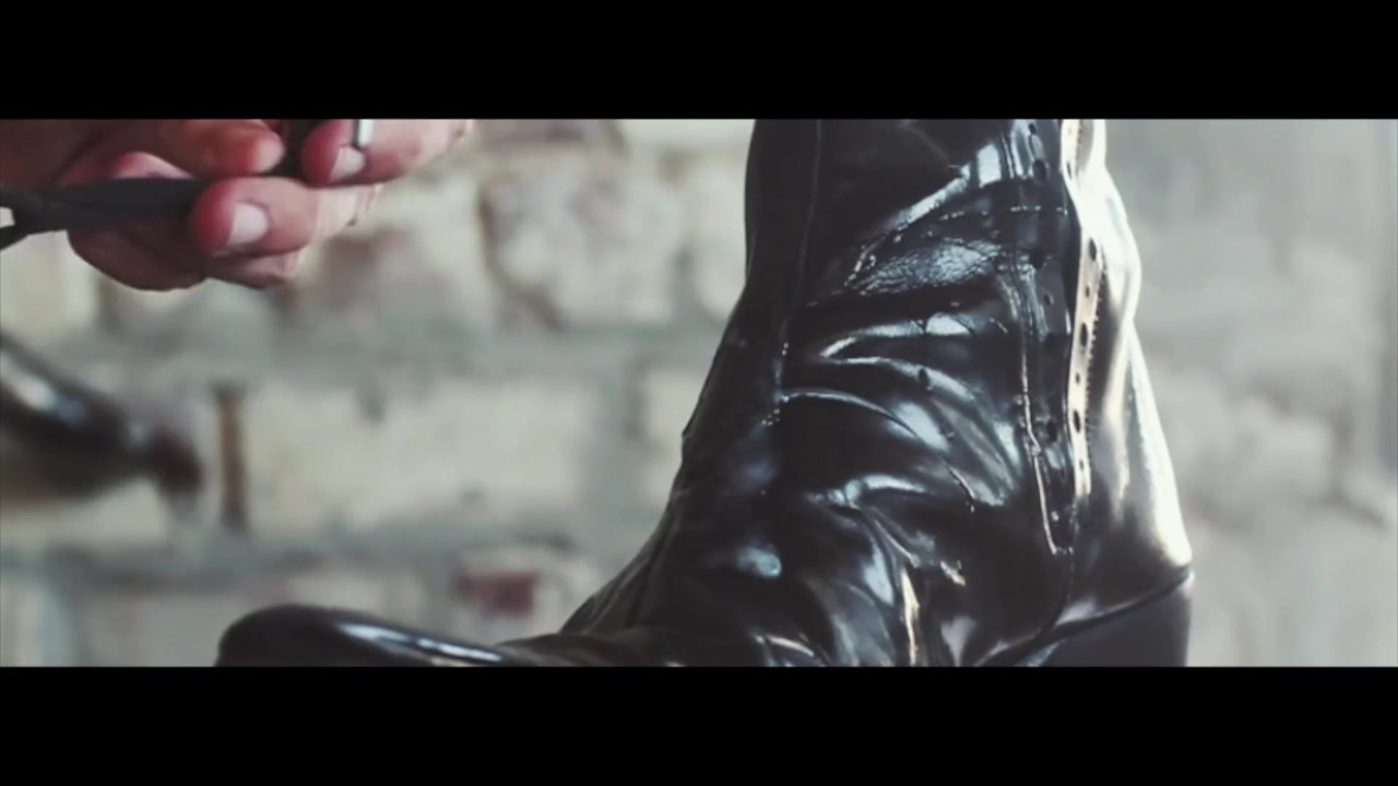 Young Twink Fucks Leather Boots with Big Cock