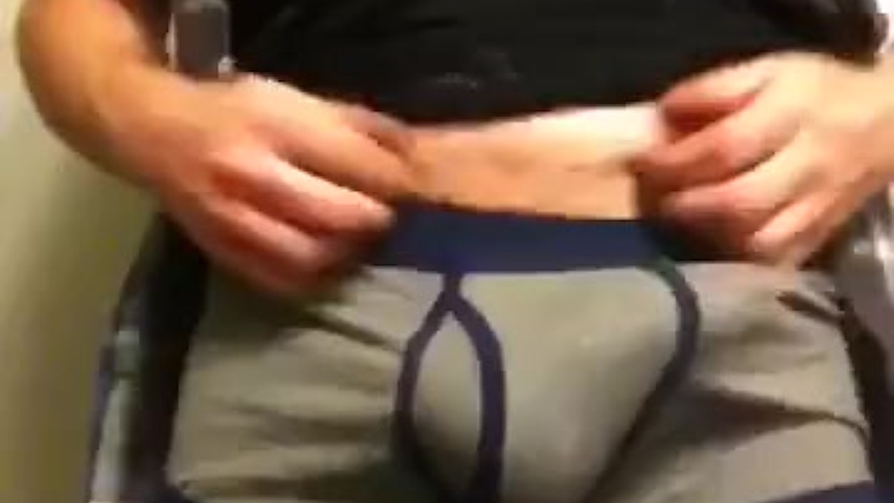Solo Guy Masturbates to Orgasm