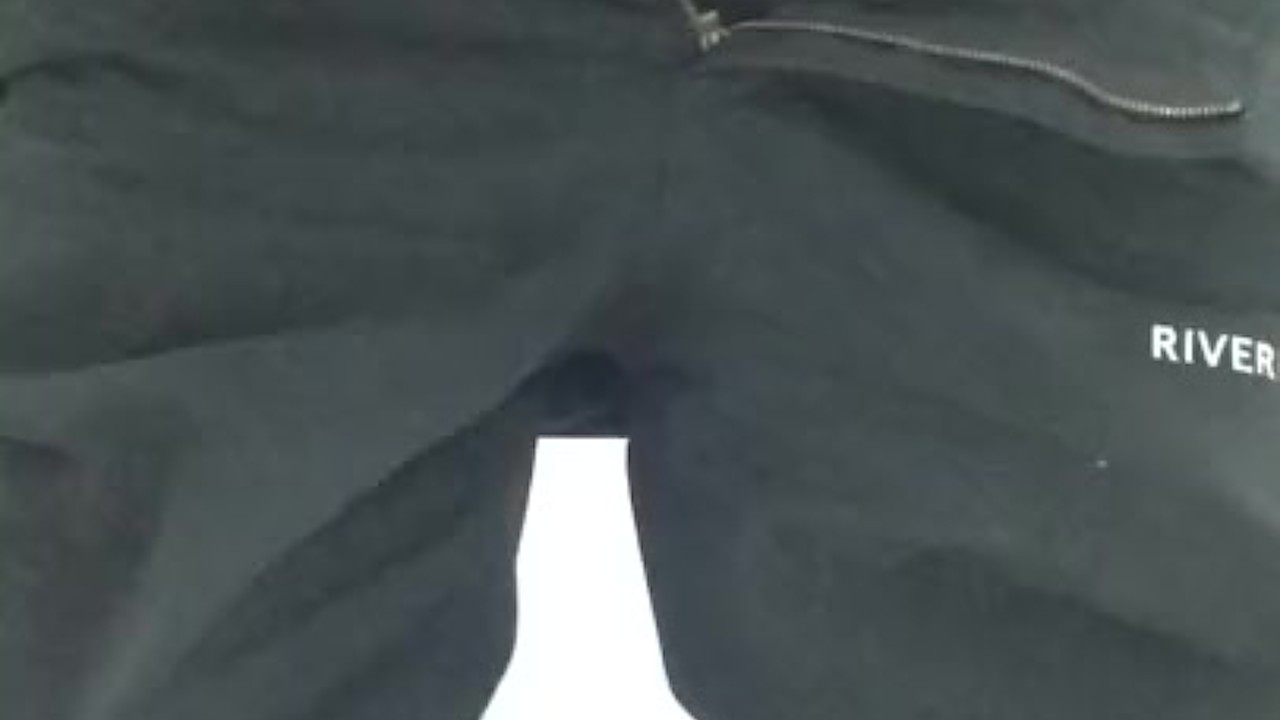 Guy Urinates with Cock Plug Insertion