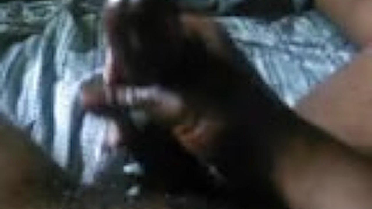 Guy Strokes His Rock Hard Dick