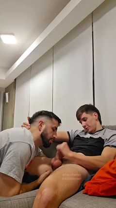 Guy Gets Blown as Soon as He Walks in Door
