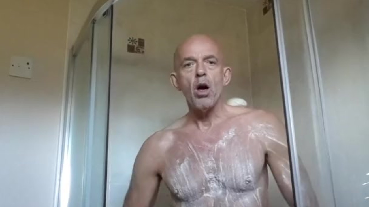 Gay Shower Sex with Soap and Water
