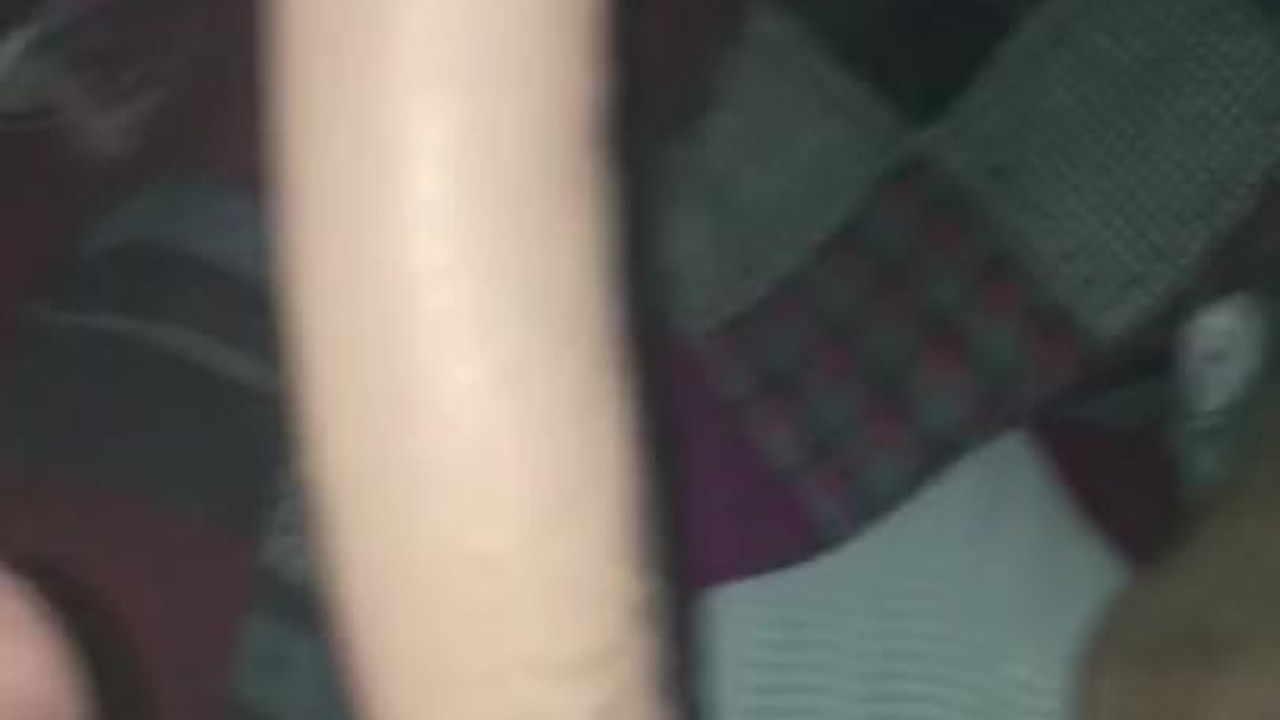Hairy Bottom Teases with Huge 8 Inch Dildo