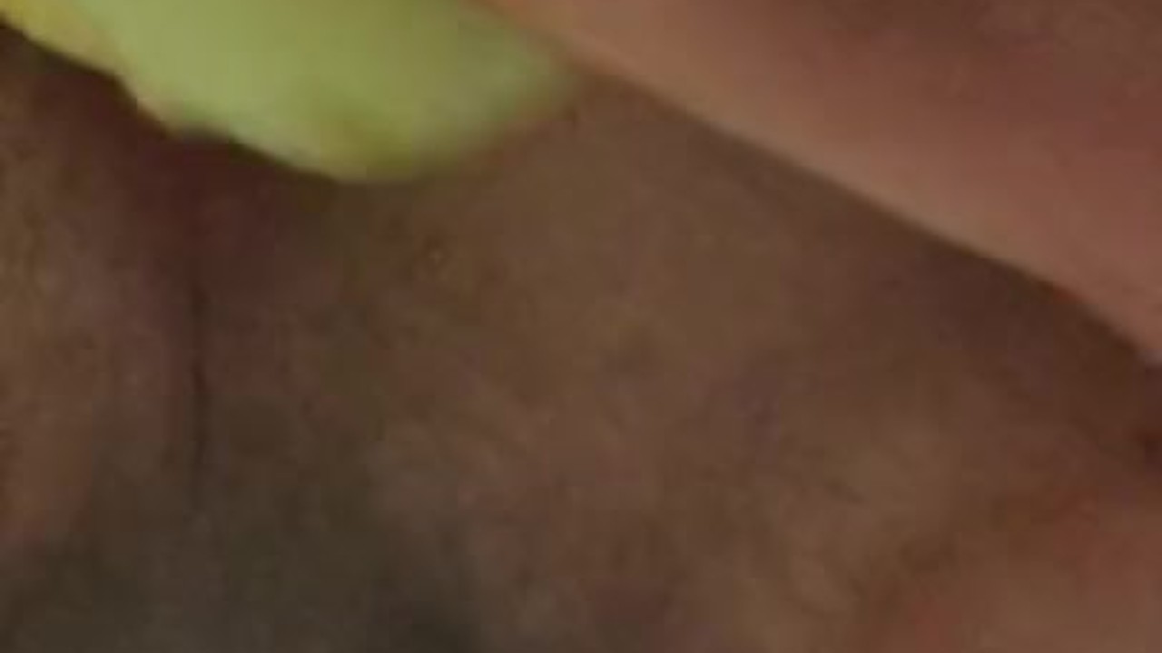 Close Up Anal Play with Dildo