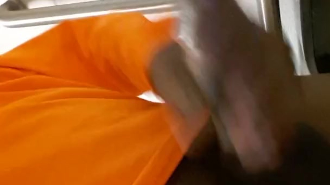 Solo Guy Jerks Off in Bathroom