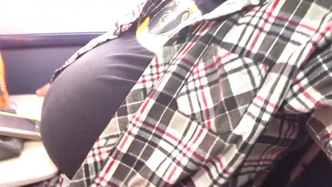 Hairy Belly Guy Gets Railed on Train