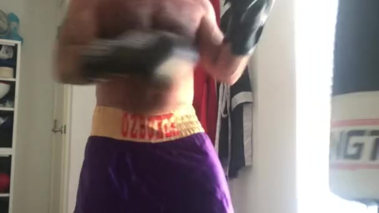 Guy Fucks His Own Ass with a Dildo in the Gym