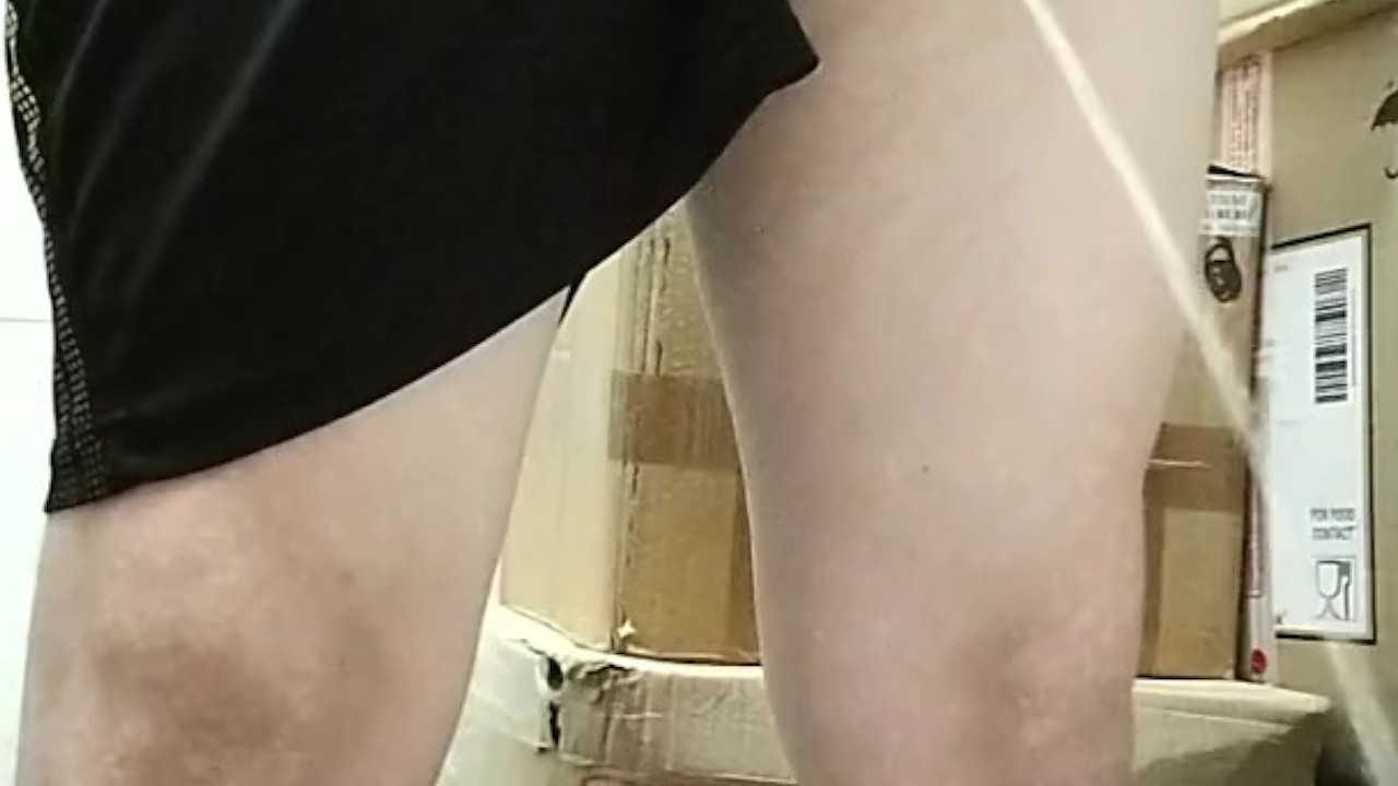 Uncut Guy Pisses in Explicit Scene