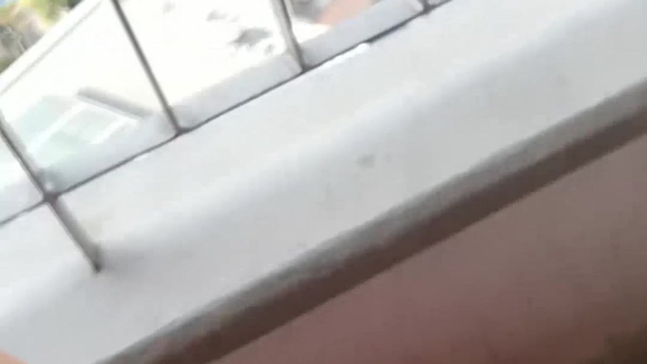 Camilo Brown Jerks Off on Balcony with Outdoor Cum Shot