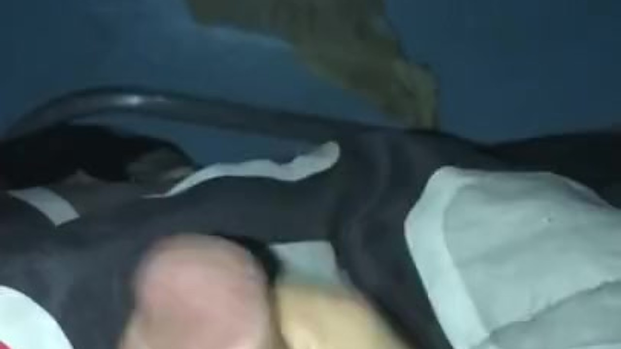 Biracial Guy Masturbates to Orgasm