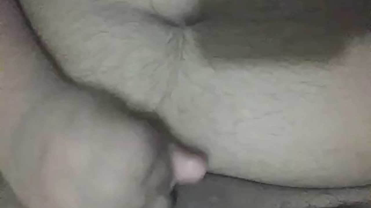 Chubby Guy Shows Off Ass and Cums on Chest