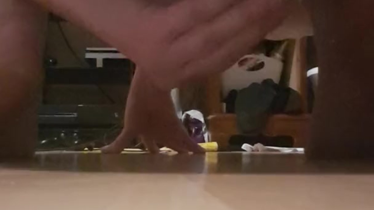Solo Guy Fucks Himself with Two Dildos