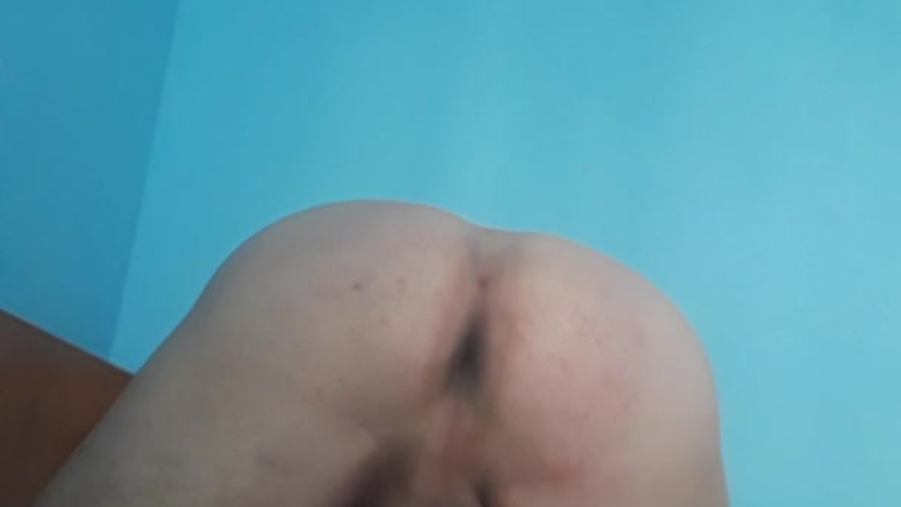 Guy Jerks Off Bent Over
