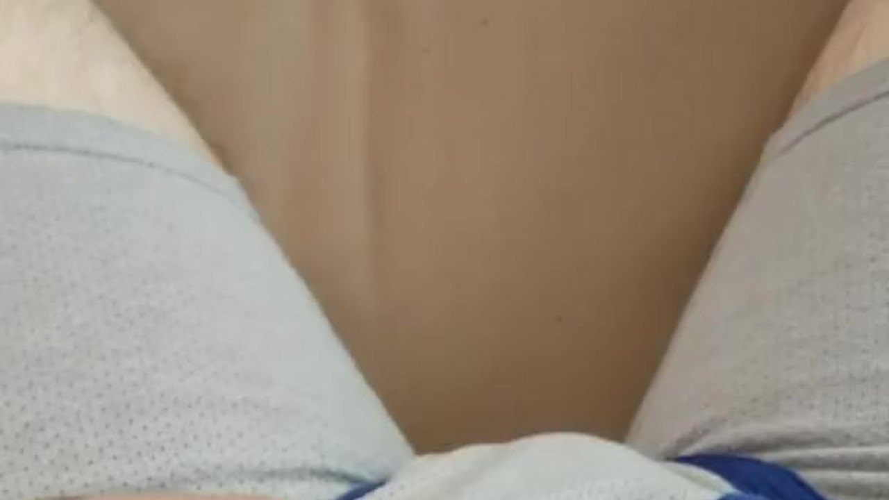 Guy Shows Off New Briefs