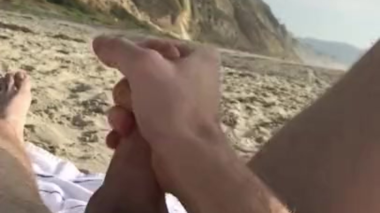 Gay Men Have Public Sex on Black Beach
