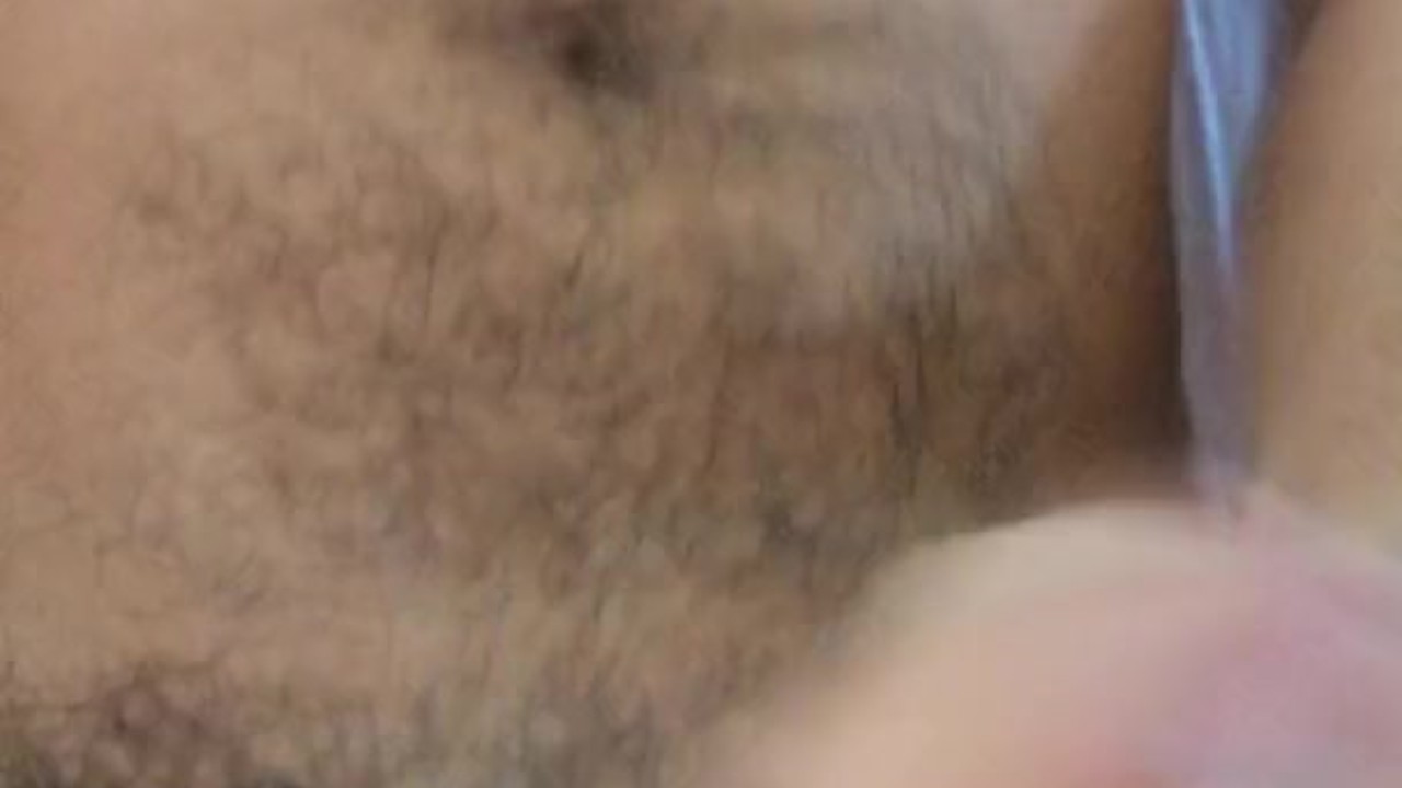 Hairy Guy Gets Hand Job with Cum on Belly