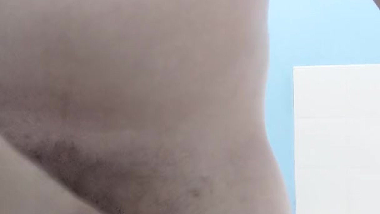 Solo Guy Cums in Bathroom