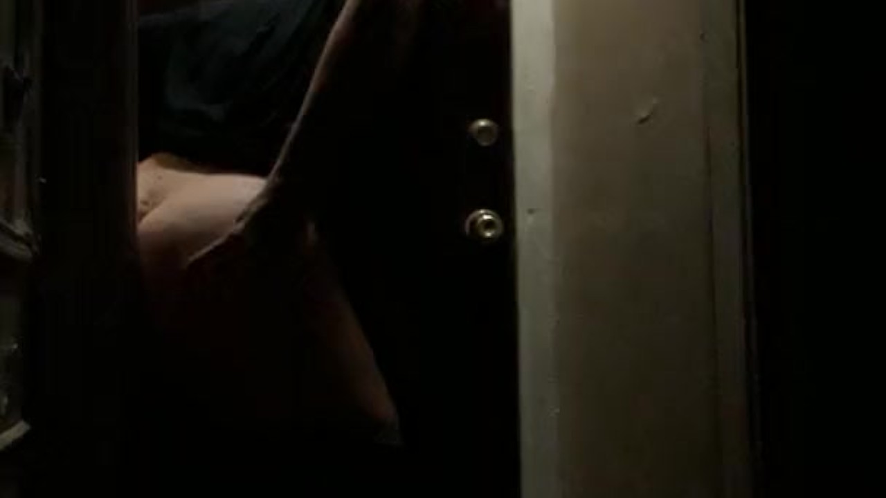Exhibitionist Gets Naked by Neighbor's Door