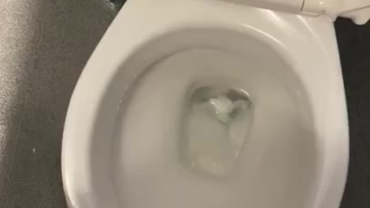 Horny Guy Cums Everywhere in Public Toilets