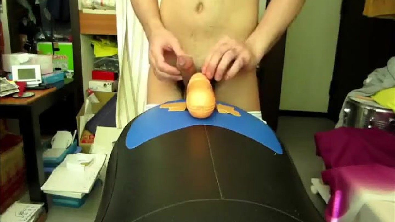 My japanese little percel, Premature ejaasing waist swinging in rodeo machine!