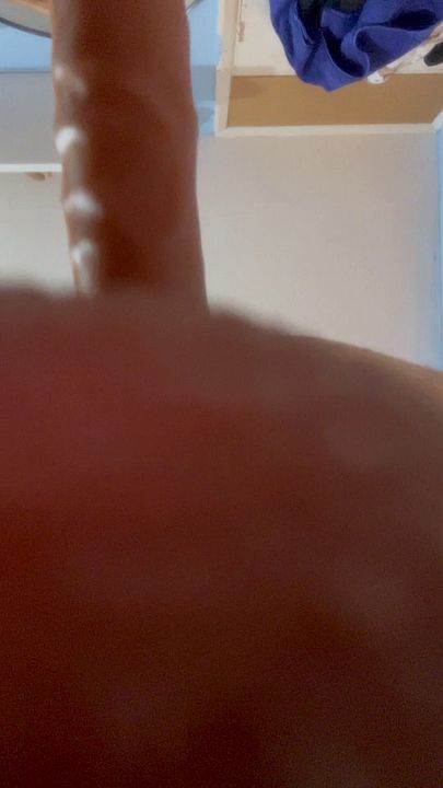 Closeup of my ass getting pounded by sex machine