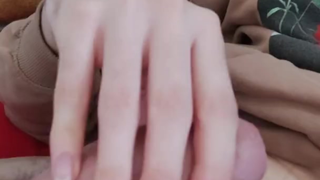 Jerking off and cum in my bed [Vertical version]